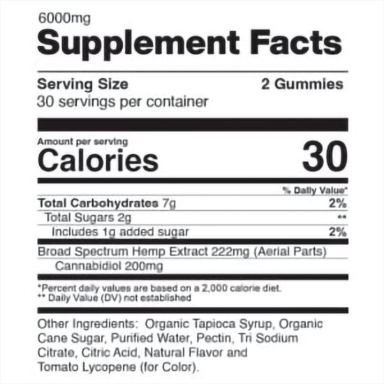 CBDfx, Original Mixed Berry CBD Gummies, Broad Spectrum THC-Free, 60ct, 6000mg CBD