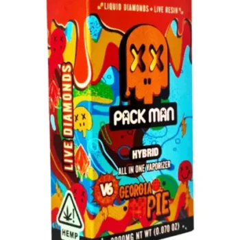 Georgia Pie Pack Man V6 Liquid Diamonds Live Resin Vaporizer 2000MG