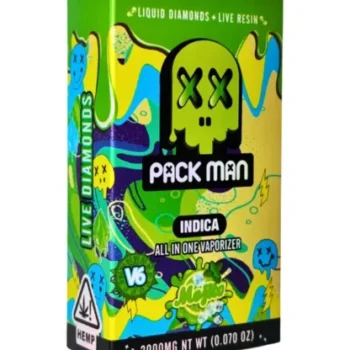 Mojito Pack Man V6 Liquid Diamonds Live Resin Vaporizer 2000MG